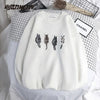 Pullovers Men Print O neck Long Sleeve Knitted Baggy Elasticity