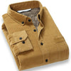 Quality Men Cotton Corduroy Warm Winter Shirt Thick Fleece Lining