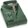 Quality Men Cotton Corduroy Warm Winter Shirt Thick Fleece Lining