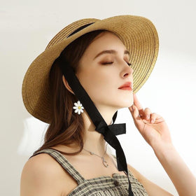 Sweet Bow Summer Sun Hat