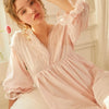 Sweet Soft Cotton Three Quarter Women's Long Nightgown
