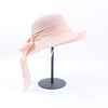 2019 Summer Bow Ribbon Sun Hat Panama Women's Cap Bonnet Beach Straw