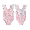 0 24M Baby Girls Swimwear Bunny Ruffles