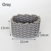 1/2pc Hand Woven Thick Cotton Rope Storage Baskets Nordic Large
