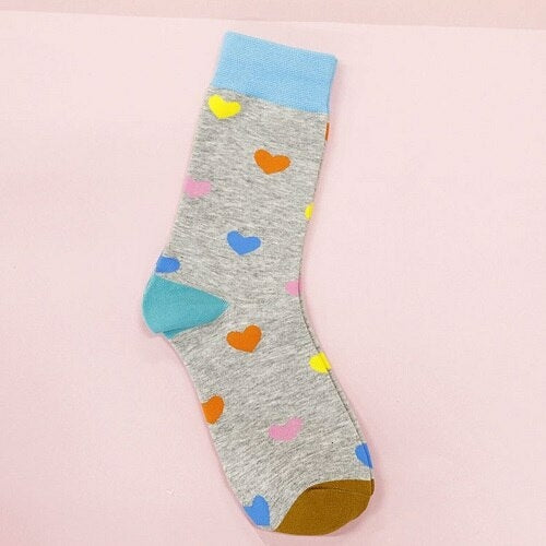 1 Pair Autumn and Winter Long Tube College Wind Female Socks Women