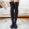 1 Pair Women White Stockings Overknee Winter White Stocking Thigh High