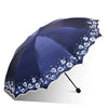 106cm big Sun Umbrella Rain Women Flower Folding Double Parasol Girl