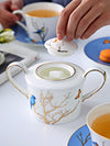 11 piece Blue Bird Ceramic English afternoon Tea Set