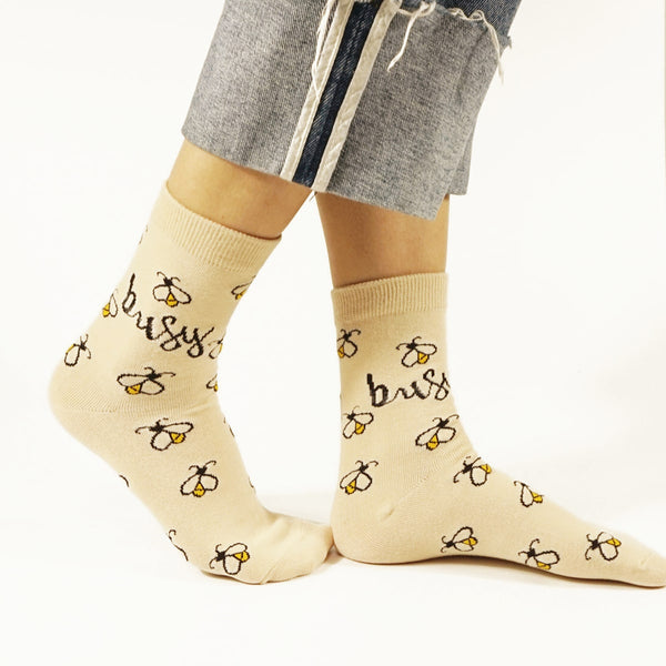 Bee Pattern Socks