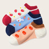 3pairs Strawberry Pattern Socks