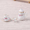 15Pcs 1:12 Scale Dish/Pot/Kettle European style Dollhouse Furniture