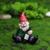 1Pcs Fairy Garden Tiny Gnomes Statue Mini Fairy Elves Miniature Resin