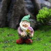 1Pcs Fairy Garden Tiny Gnomes Statue Mini Fairy Elves Miniature Resin