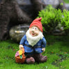 1Pcs Fairy Garden Tiny Gnomes Statue Mini Fairy Elves Miniature Resin