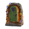 1Pcs Large Fairy Door Solar Light LED Elf Steps Stone Door Secret