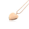 1Pcs Women Fashion Heart Shaped Necklace Pendant For Friend Photo