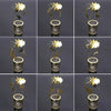 1pcs Metal rotating fine tuning angel/elk/snowflake and other patterns