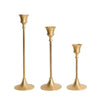 1pcs Retro Elegant Brass Candlestick 3 Sizes Crafts Candle Holder