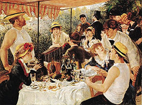 The Luncheon Of The Boat Party Art Print