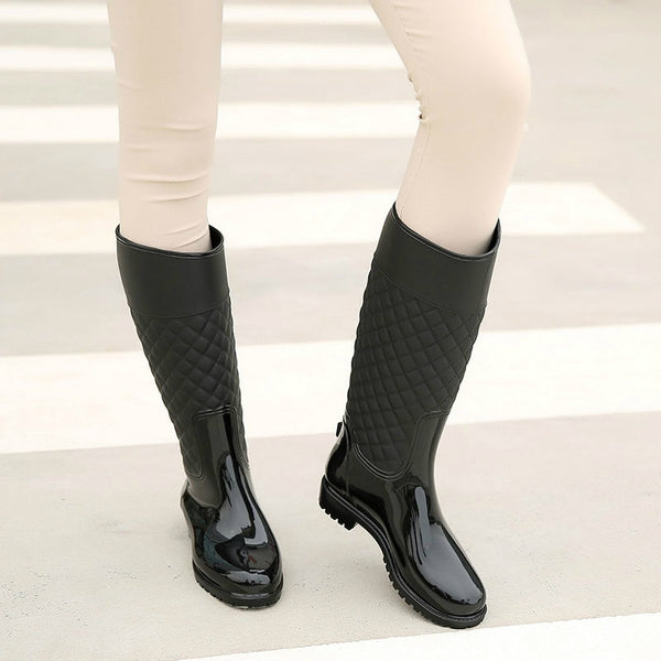 2018 New Women Rain Boots Lady Rain Water Shoes Ourdoor Rainboots