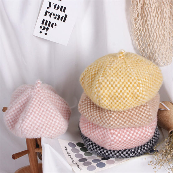 2019 3 6Y Kids Baby Girls Boys Hats Print Beret