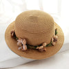 2019 Parent child Summer New Women's Sun Hat Bucket cap beige lace