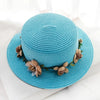 2019 Parent child Summer New Women's Sun Hat Bucket cap beige lace