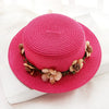 2019 Parent child Summer New Women's Sun Hat Bucket cap beige lace