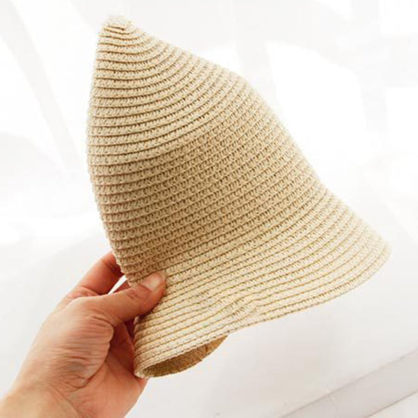2019 Parent child Summer New Women's Sun Hat Bucket cap beige lace