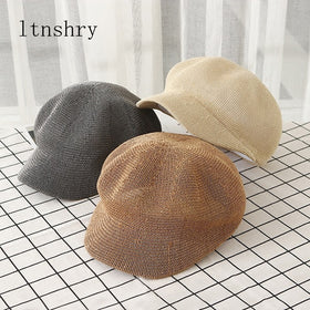 2019 new Womens Mens Unisex Beret Hat Baker Newsboy Visor Cap Ivy