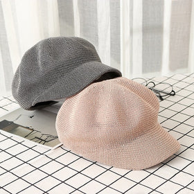 2019 new Womens Mens Unisex Beret Hat Baker Newsboy Visor Cap Ivy