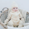 Soft White Newborn Romper