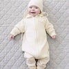 Soft White Newborn Romper