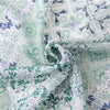 Elegant Scarf women Light Green Small Floral Print