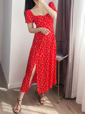 Rose Red Summer Dress