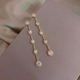 2020 South Korea New Fashion Classic Exquisite Simple Long Earrings