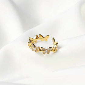 Cottagecore Butterfly Ring