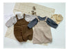 Baby Girls Corduroy Suspenders Dress