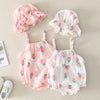 2020 Summer Baby Girl Rompers Newborn Baby Clothes Toddler Printed