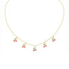 2020 Summer Hot Cute Korean Fashion Jewelry 18k Gold Plated Cherry