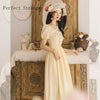 2020 Summer New Arrival High Quality Elegant V Collar Puff Sleeve