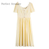 2020 Summer New Arrival High Quality Elegant V Collar Puff Sleeve