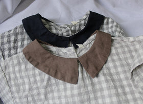 Unisex Children Cotton Linen Blouses
