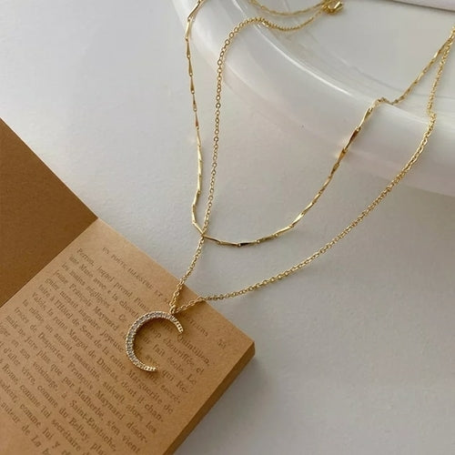 2020 Trend Elegant 14k Gold Plated Chain Chokers Delicate Star Pendant