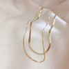 2020 Trend Elegant 14k Gold Plated Chain Chokers Delicate Star Pendant