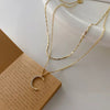 2020 Trend Elegant 14k Gold Plated Chain Chokers Delicate Star Pendant