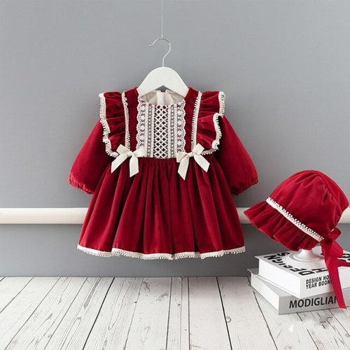 2020 Winter Baby Girls Clothes Set Toddler Dresses for Girls Thick