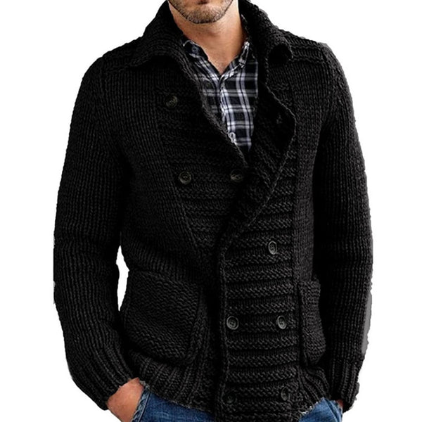 2021 Autumn Basic Mens Knitted Sweater Casual Long Sleeve Warm High