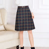 2021 Autumn New Arrival Plaid Woolen Skirt Korean High Waist A line