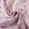 Autumn Plain Purple Cashew Floral Fringe Viscose Shawl